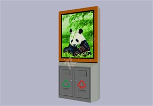 廣告垃圾箱L-006